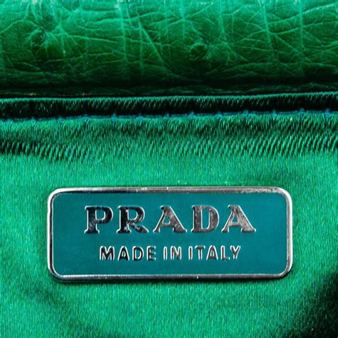 Prada Spring 2003 Runway Leather Embossed Swing Bag.